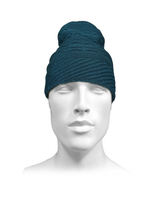 Unisex acrylic  self Designer Cap green